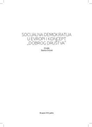 Socijalna demokratija u Evropi i koncept "dobrog društva"