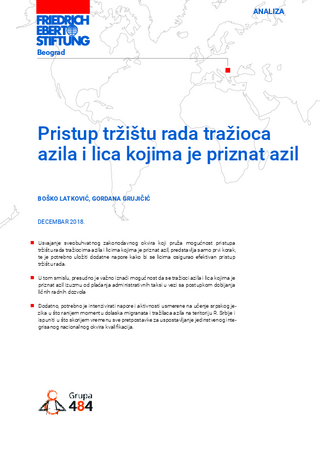 Pristup tržištu rada tražioca azila i lica kojima je priznat azil