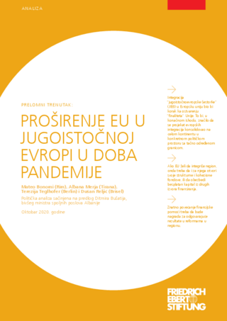 Proširenje EU u Jugoistočnoj Evropi u doba pandemije