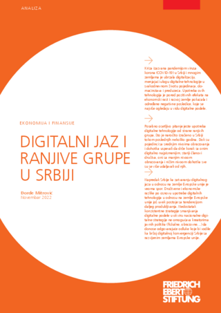Digitalni jaz i ranjive grupe u Srbiji