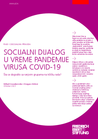 Socijalni dijalog u vreme pandemije virusa Covid-19