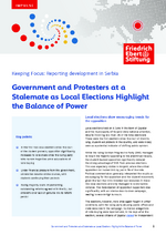 Government and protesters at a stalemate as local elections highlight the balance of power