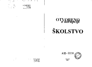 Otvoreno o korupciji - školstvo