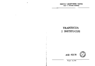 Tranzicija i institucije